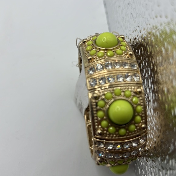 Natasha stretch bracket gold and lime green - Picture 6 of 10